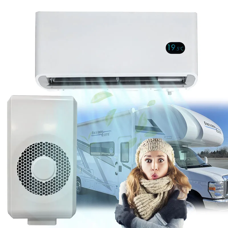 

New Arrival Backpack Split Type High BTU RV Air Conditioner With Different Air Distribution Box For RVs Caravan Minibus A/C Unit