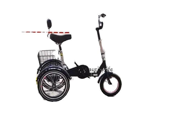 

Трехколесный велосипед FG16 дюймов в педальном скутере для пожилых людей, дисковый тормоз тележки для покупок