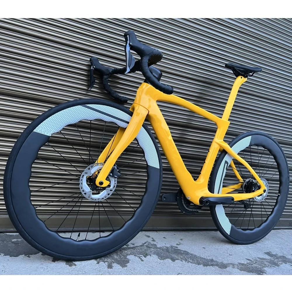 

F14 Road Carbon Complete Bike Whole Racing Bicycle Rim/Disc Brake 700c Carbon Wheels With $himano Groupset Custom Logo DPD 07
