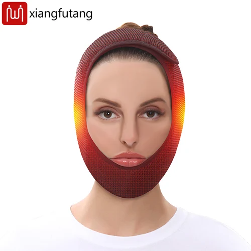 Imagen 2 del producto Envoltura calefactora facial para alivio de la mandíbula TMJ, almohadilla calefactora eléctrica USB con 3 ajustes de calor y tiempo para la sabiduría del barbilla de la mandíbula facial