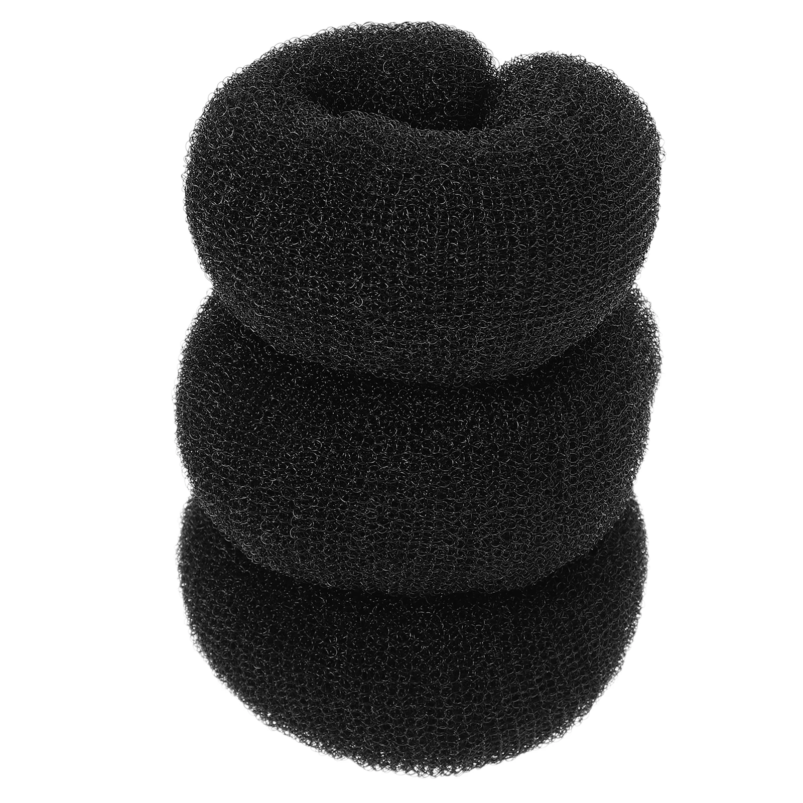 

3pcs Maker Concealed Buckle 17cm 20cm 22cm Black Easy Styling Tools Hair Bun Accessories For Women Women Accessories Hair Curler