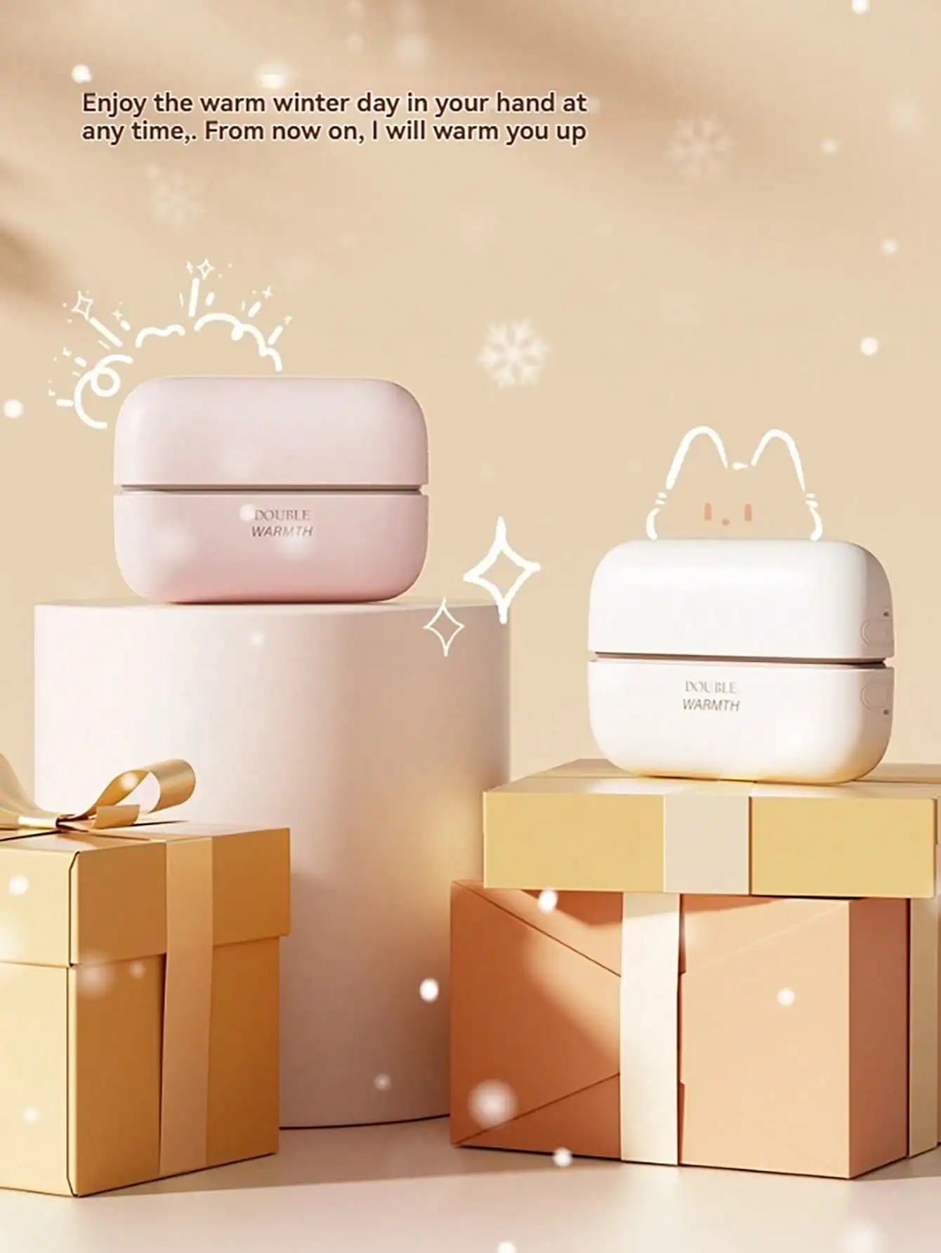 

Magnetic Detachable Hand Warmer: USB-C Rechargeable, Long-Lasting Heat – Portable Xmas Gift for Men & Stocking Stuffers