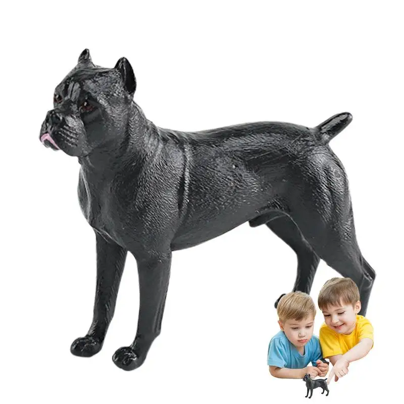 Figurine de chien d'Auckland réaliste, modèle animal, Labrador, chien de berger, rottweiler, figurines de chiot, collection de statues, jouets de fête, décoration