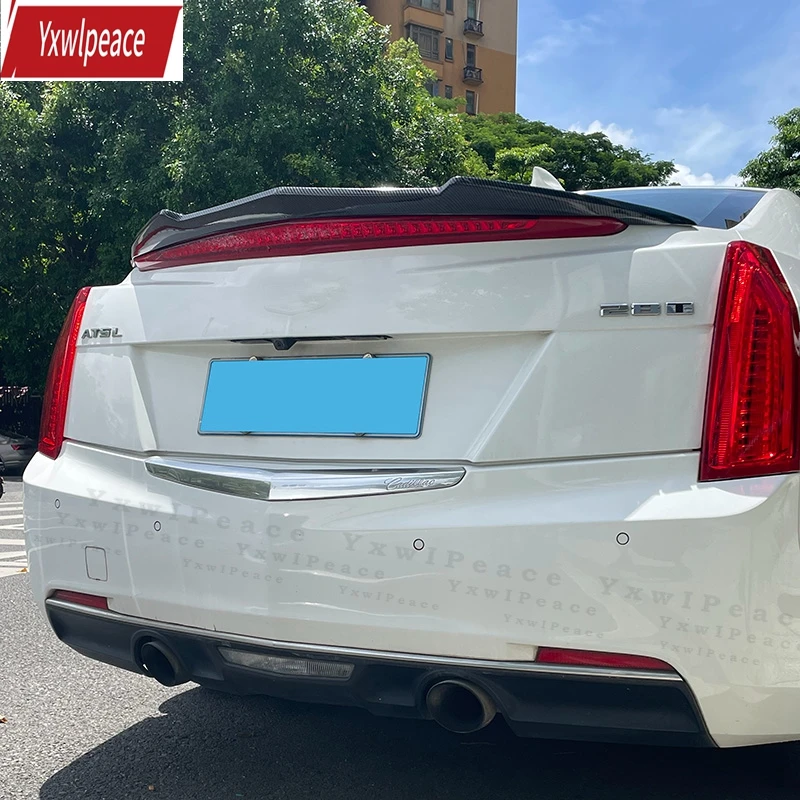 

For Cadillac ATS 2015 2016 2017 2018 2019 High Quality ABS Plastic Primer Color Rear Trunk Lip Spoiler Body Kit Accessories