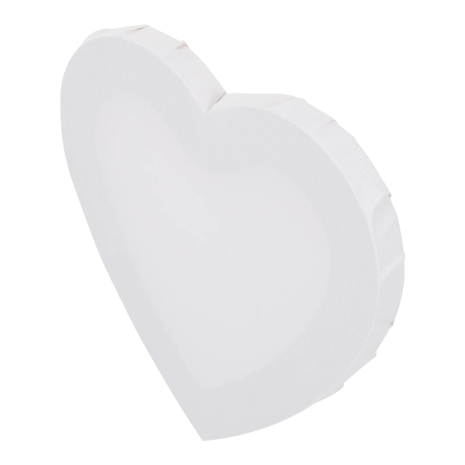 

Love Frame DIY Painting Stretching Heart-shaped Canvas for Oil Artist Board White