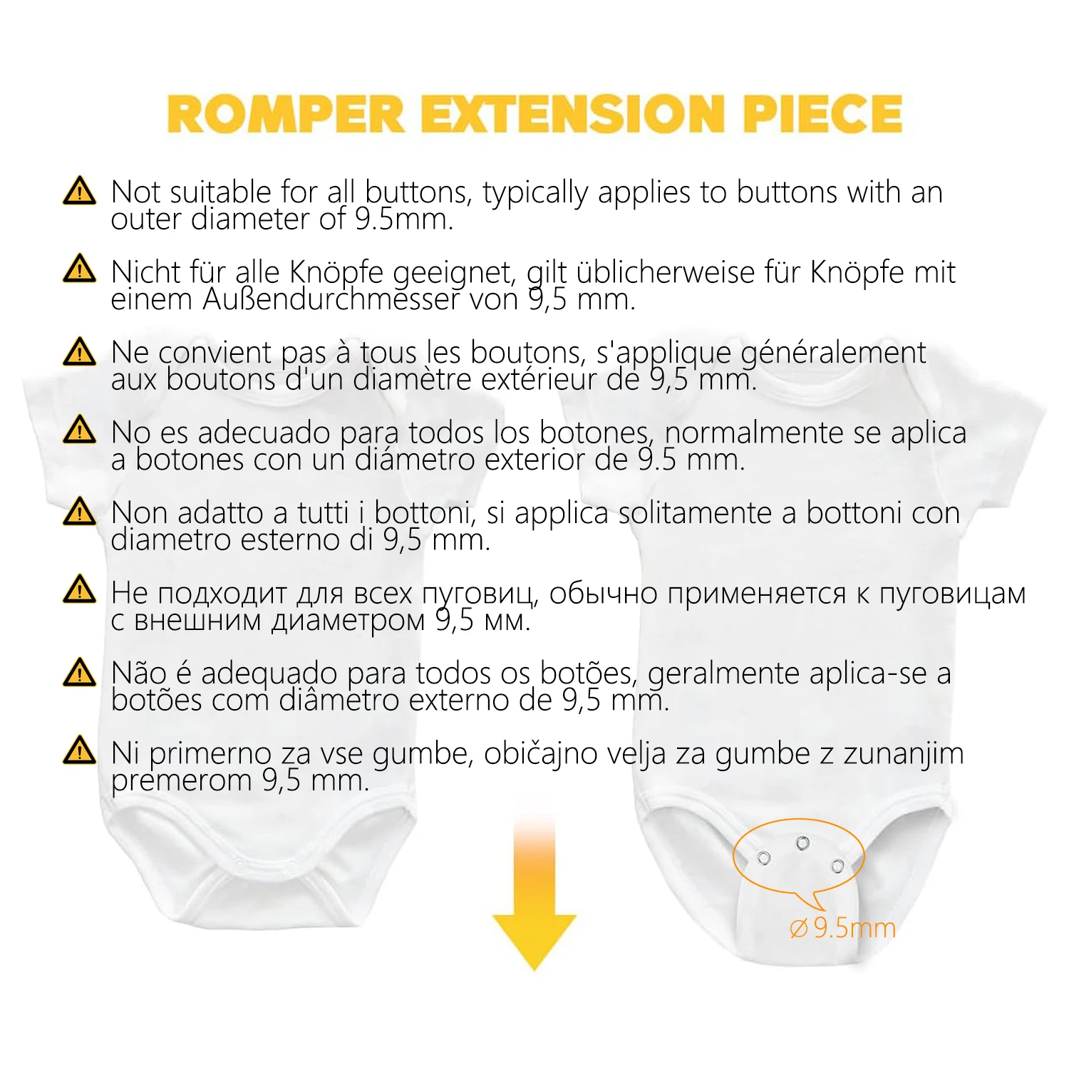 2/4/6/8/10 pçs extensor de bodysuit do bebê para o bebê meninos meninas crianças macacão virilha extensor bodysuit fralda macacão alongar estender