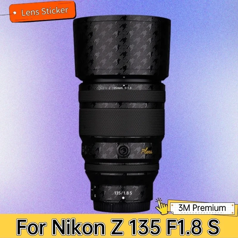 

Для Nikon Z135 F1.8 S наклейка на объектив защитная наклейка на кожу виниловая пленка защитная пленка от царапин Z135 F/1.8S
