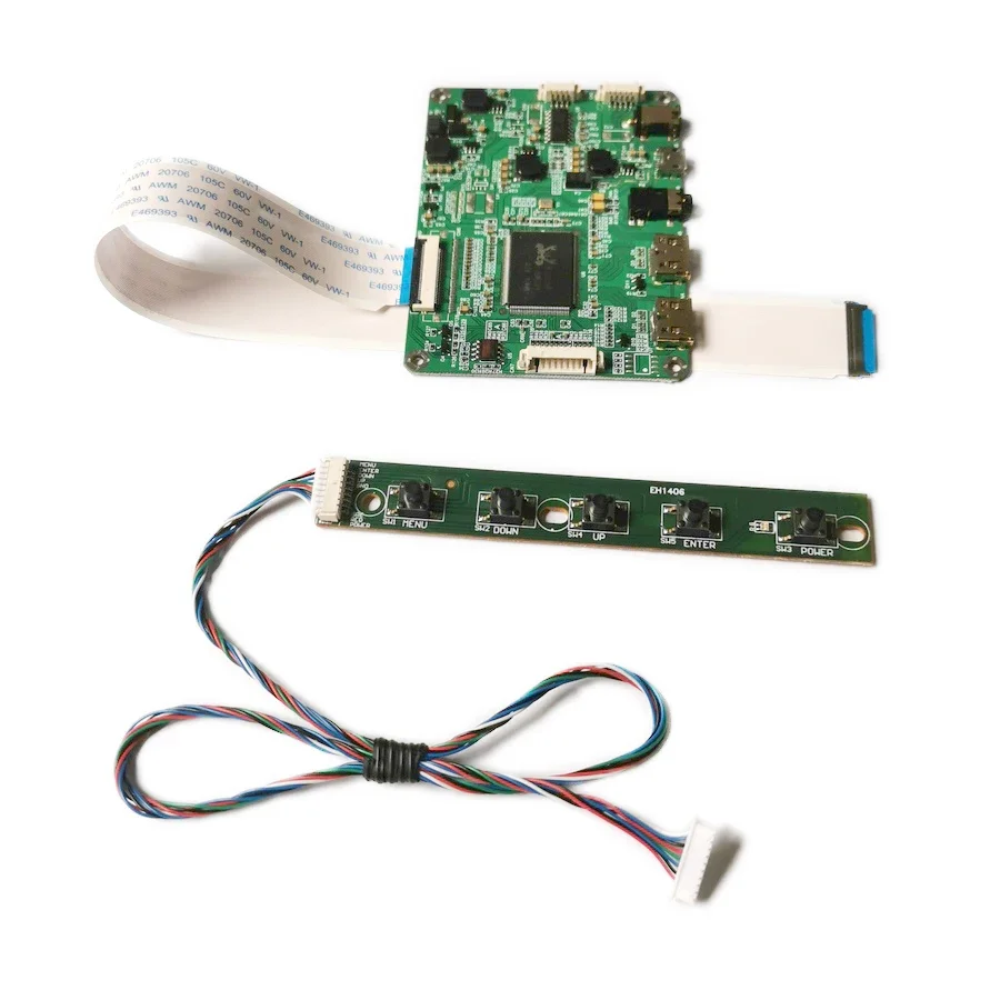 Fit LM140LF1L/LM140LF2L/LM140LF3L Panel Controller Board Kit Laptop Screen EDP 5V Micro USB Power 30-Pin 1920*1080 2-mini