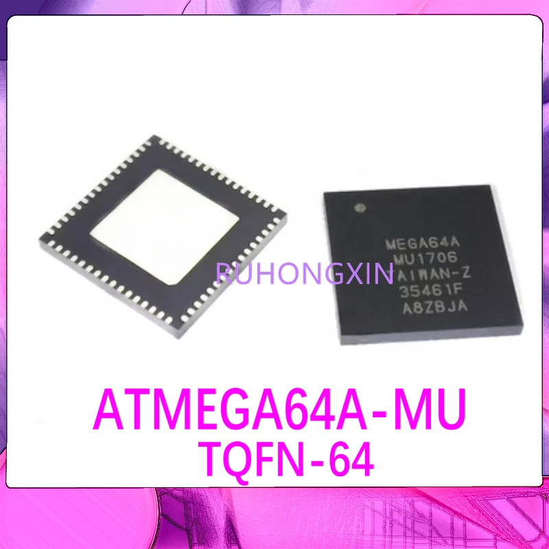 ATMEGA64A-MU ATMEGA64 TQFN-64 8-bit microcontroller integrated circuit microcontroller chip mounting