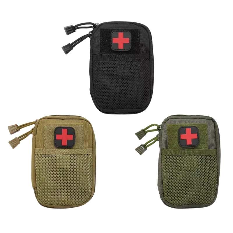 

Tactical Medicals Pouches with Zippers, Waist Pack, Nylon First Aids Pouches, Utility Bag, Portable Waist Bag Belt Pouches