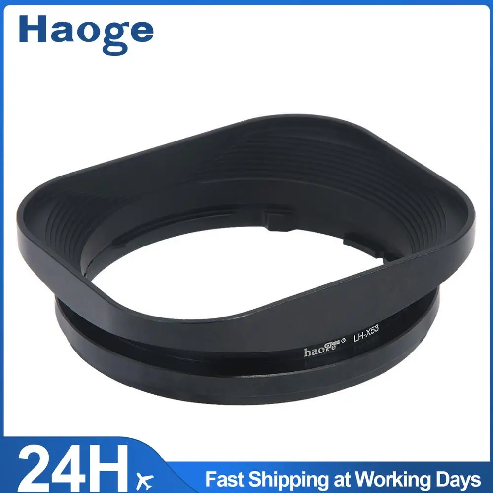 

Haoge LH-X53 Квадратная Металлическая бленда для объектива Fujifilm Fuji Fujinon XF 35 мм F1.4 R/xf35мм/F1.4 R xf18 мм F2