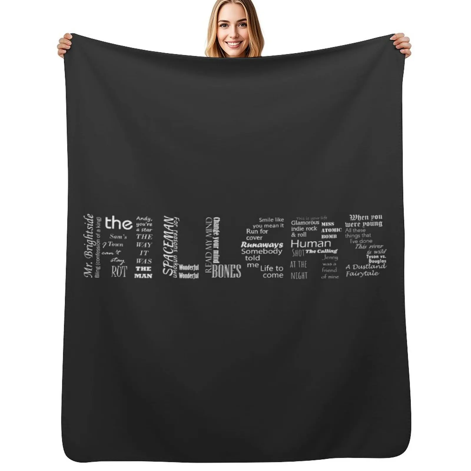 Killers Throw Blanket Air Conditioner Soft Blanket for Office Home