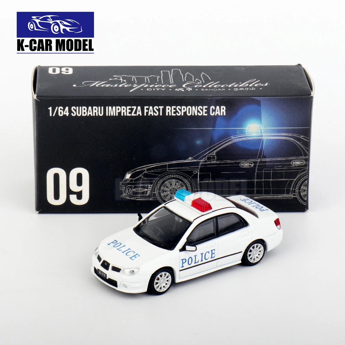 

MC 1/64 Singapore IMPREZA Car Model Diecast Metal Toy Vehicles