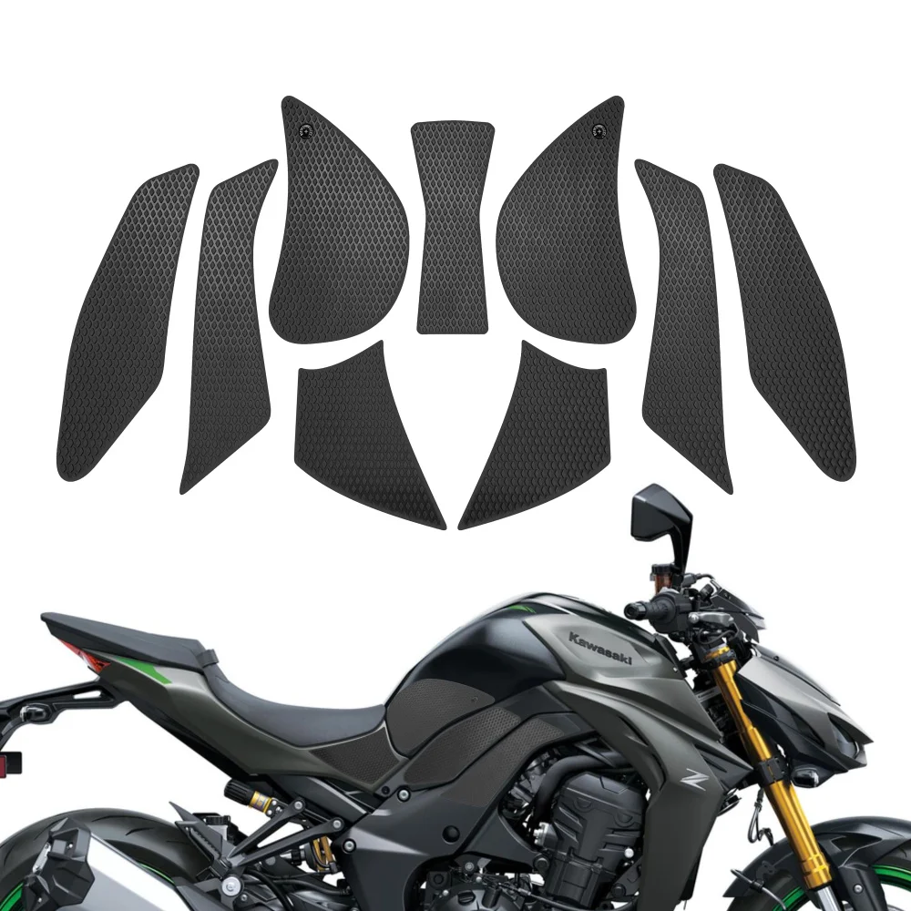 

For Kawasaki Z1100 2026 Motorcycle Tank Traction Pad Anti Slip Sticker Gas Knee Grip Protector