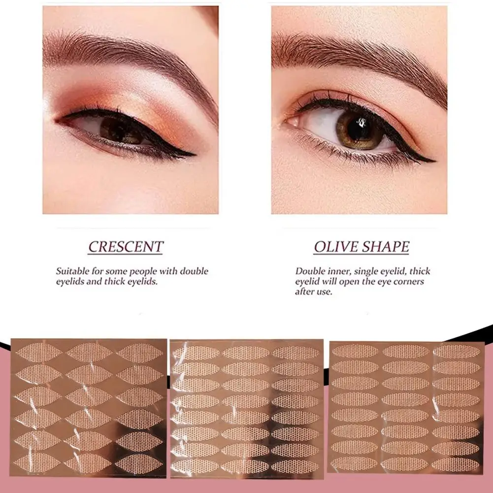 1/5/10PCS Lace Double Eyelid Patch Invisible Natural Wide Eye Stickers Waterproof Sweat Proof Eyelid Tape Eye Widening Tools