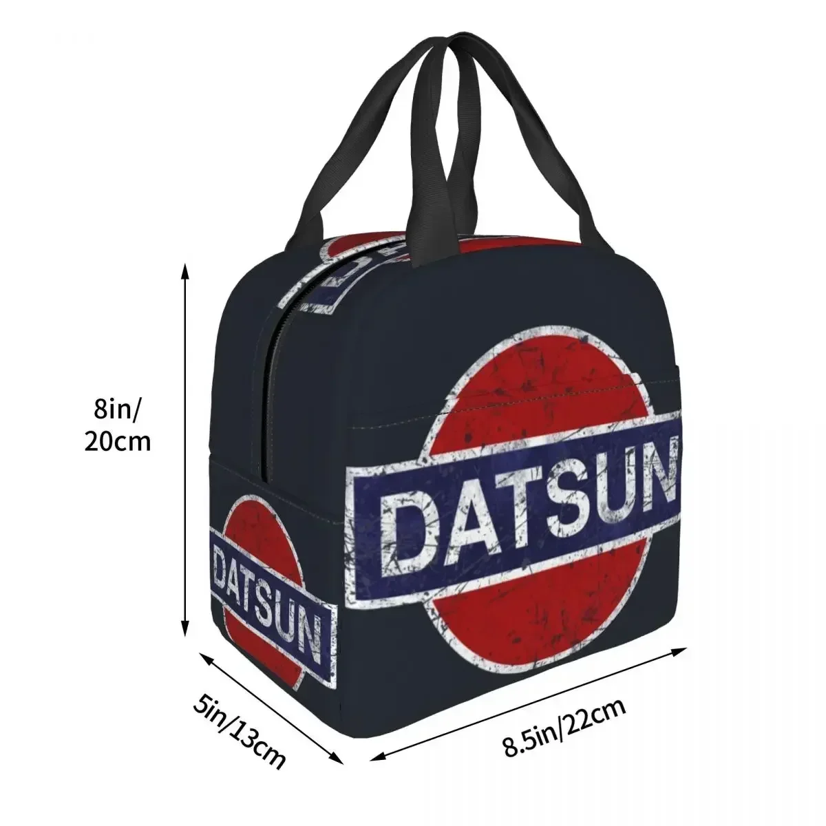 Datsun vintage carro térmico isolado almoço saco isolado bento recipiente de refeição sacos de armazenamento de alimentos alta capacidade tote almoço