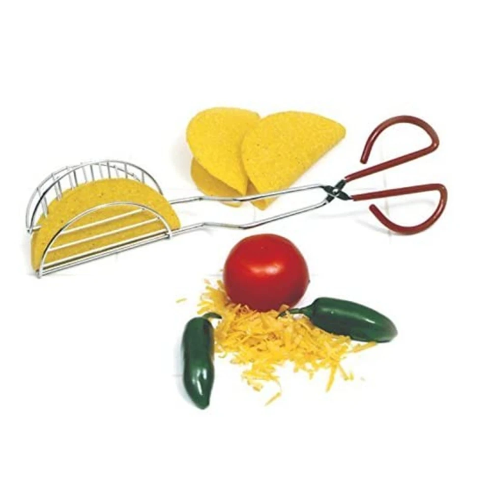 

Taco Maker Press Fried Taco Shells Mold Crisp Deep Fryer Kitchen Tools Gadgets SQ