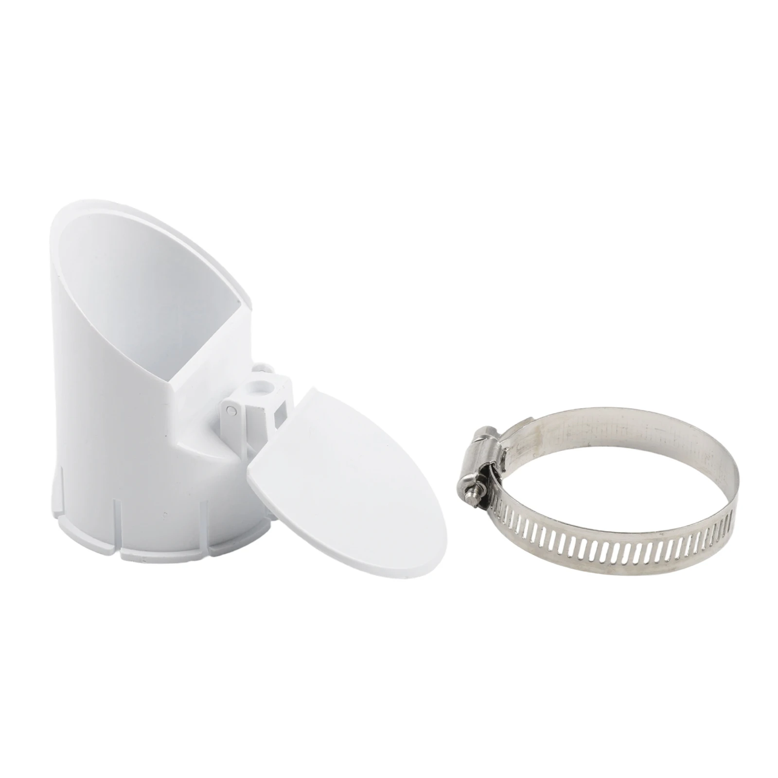 50 to 160mm PVC Drain Pipe Cover with Check Valve for Rainwater Drainage to Prevent Stink and Backflow in Outdoor Areas