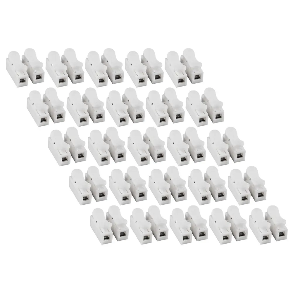 

25Pcs Wire Connectors High Pressure Resistance Easy Install Lighting Power Automotive Wiring Wire Connector LED Strip Connector