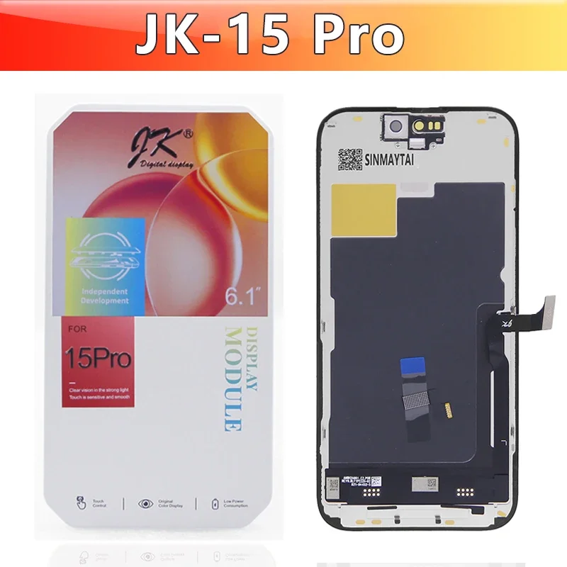 JK Incell Display Assembly High-Quality LCD Screen for iPhone X XR XS 13 Mini 14 Plus 15 Pro Max 12 11 13 Max - iPhone Repair