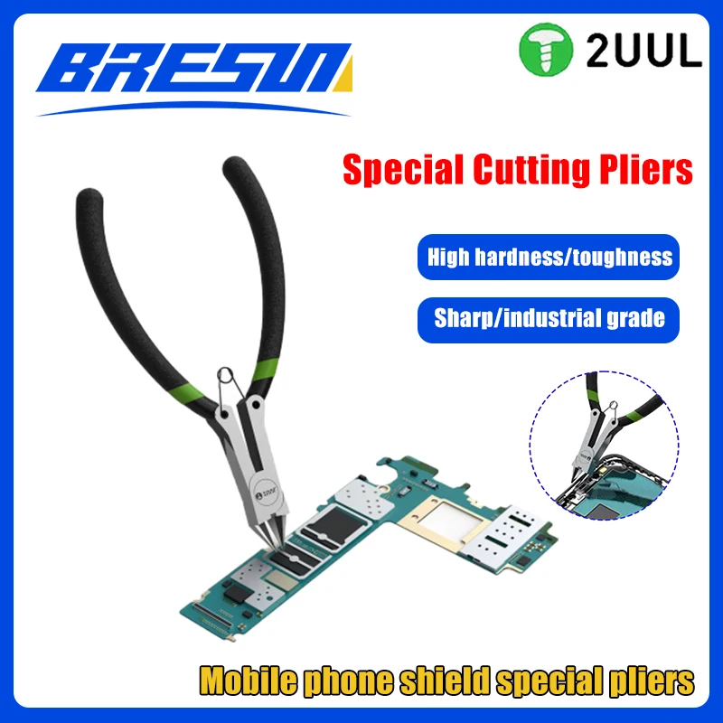 2UUL Basic Plier High Precision Diagonal Cutter For Mobile Phone Motherboard PCB Board/Shield Cover /Middle Frame Cutting Nipper