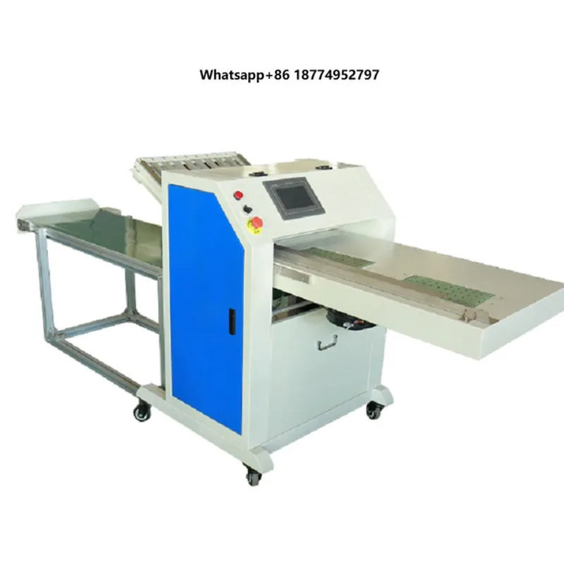 Automatic Photo Paper Creasing Folding Machine Menu Book Folder Paper Cover Creasing Machine