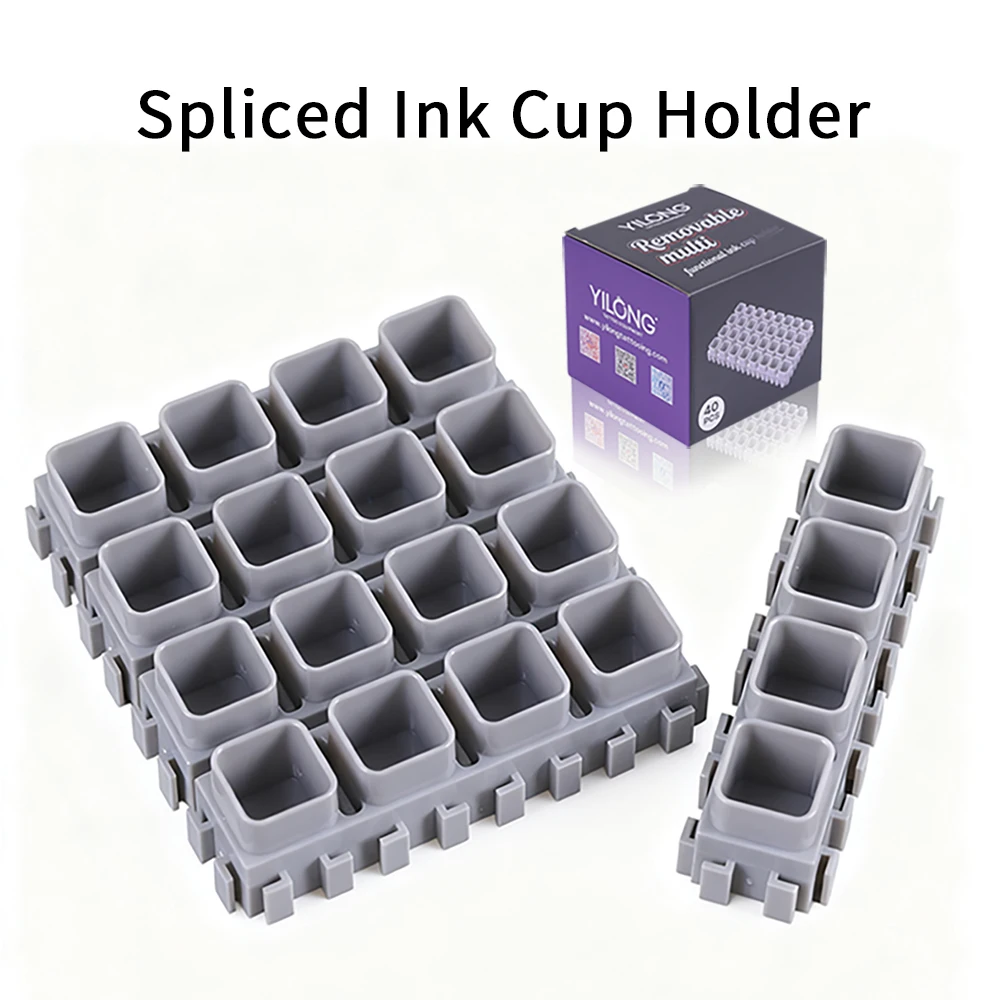 Stock In US Multi-Spliced Ink Cup Tattoo Cartridge Holder ABS Tattoo Artist Desktop Storage Combinations Rack Tattoo Accessories