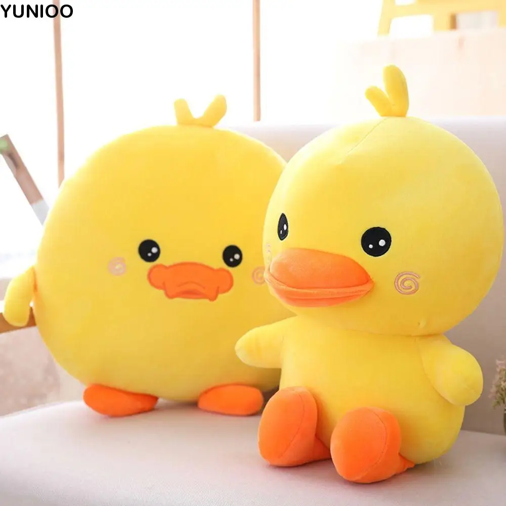 

PP Cotton Cartoon Duck Plush Pillow Cosplay Fluffy Plush Duck Stuffed Doll Ins Soft Yellow Duck Plush Toys