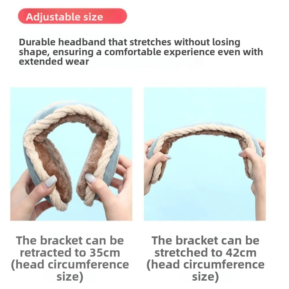 Fashion Soft Winter Ear Muffs Fleece Casual Warm Earflaps Cosy Earmuffs Unisex