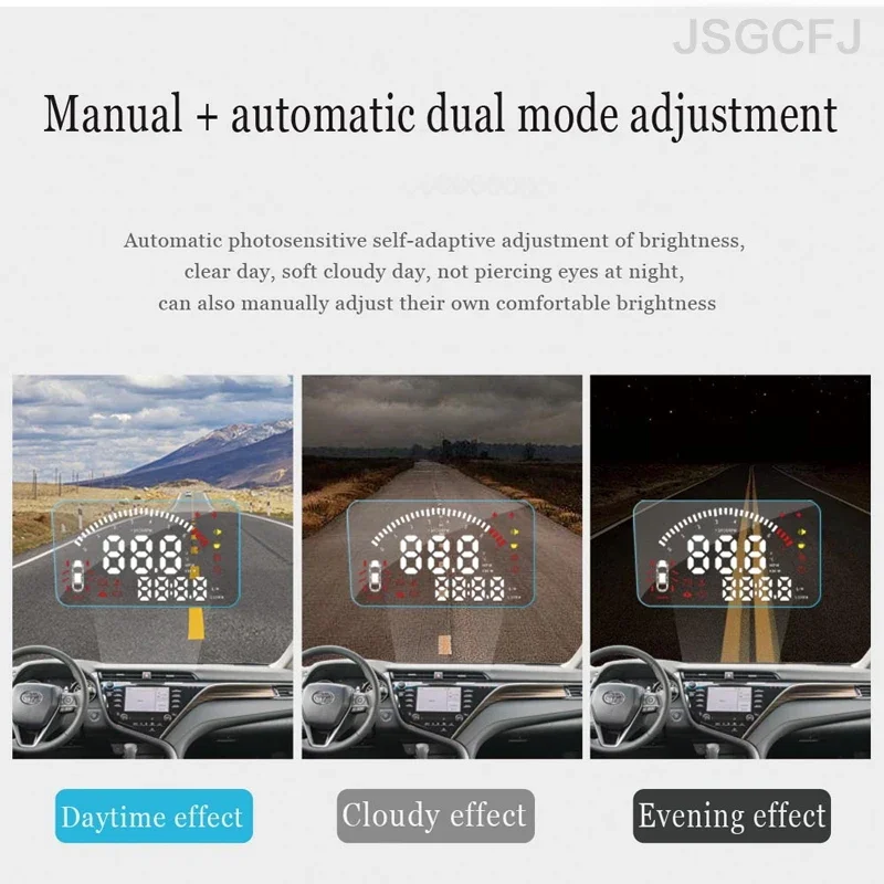 For Nissan Rogue X-Trail XTrail T32 2013~2021 Car HUD Head Up Display Car Digital Speedometer Information Projector Racing