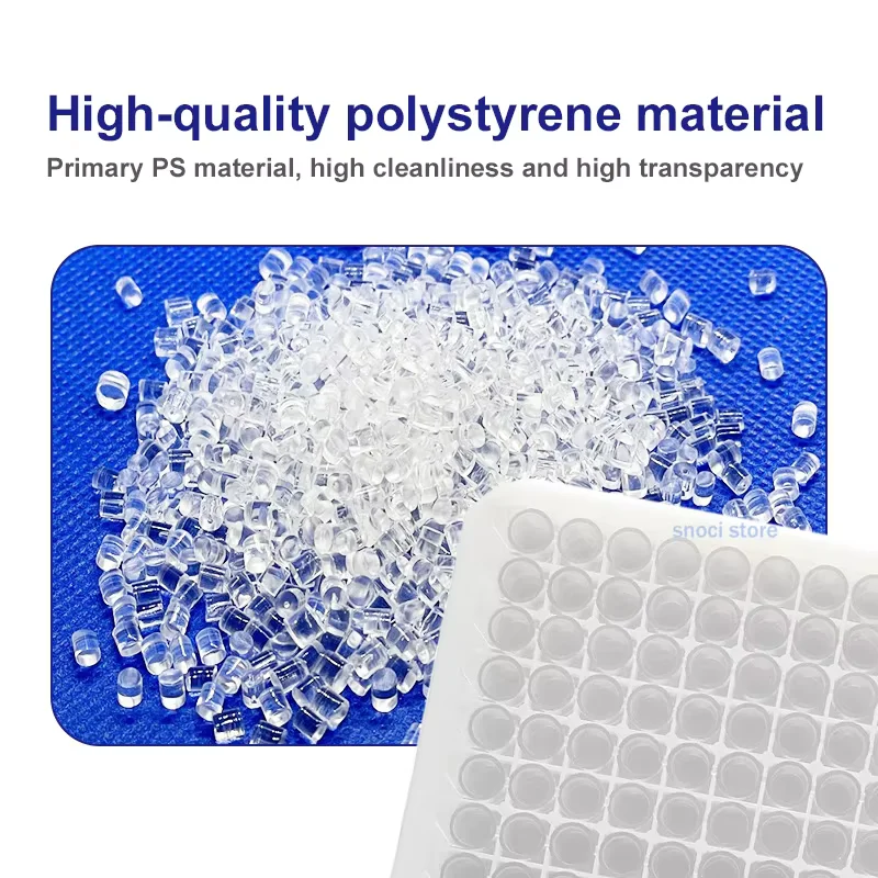 Labor-ELISA-Platten/-streifen (Enzym-Linked Immunosorbent Assay) aus Polystyrol, Enzym-Röhrchenstreifen mit 8/12 Röhrchen – Detail 3