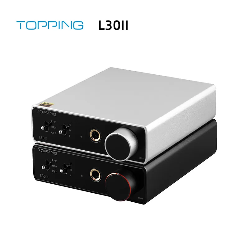 

TOPPING L30 II NFCA Headphone Amplifier 6.35MM 3500mW2 Hi-Res Audio PreAmp 560mW2 HiFi AMP