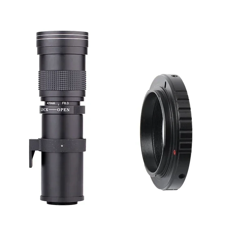 F/8.3 T-Mount 420-800Mm Telephoto Zoom Lenses Digital Slr Cameras