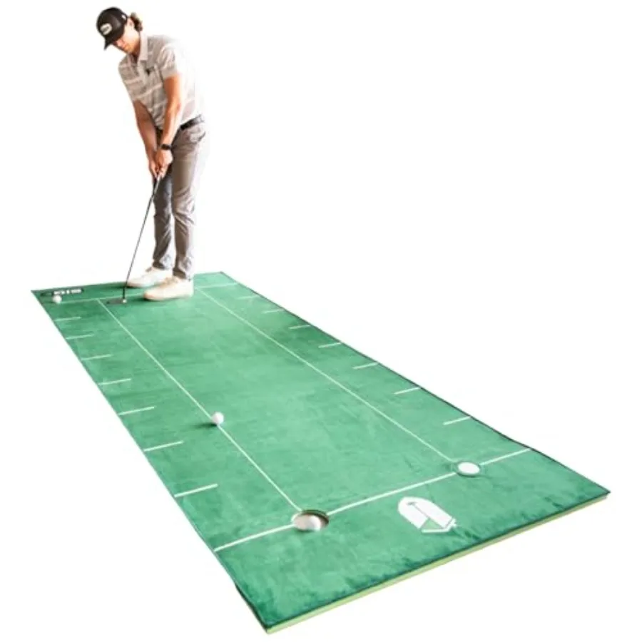 

Putting Green - Professional-Grade, Indoor Practice Putting Mat - Realistic Feel - Easy Storage 4' x 10'