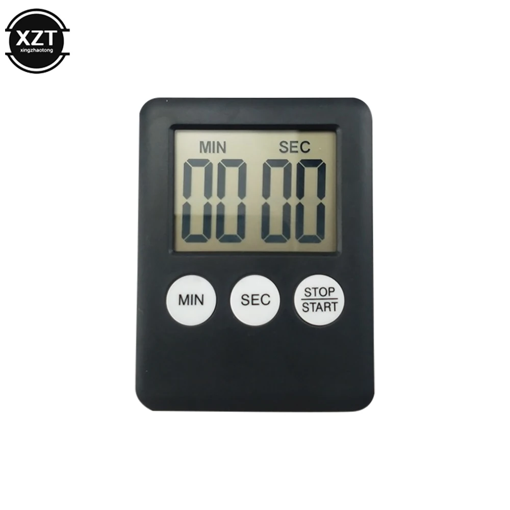 Magnetic Kitchen Timer Digital Cooking Baking LCD Display Count Down Up Loud Alarm Countdown Alarm Magnet Clock Kitchen Supplies