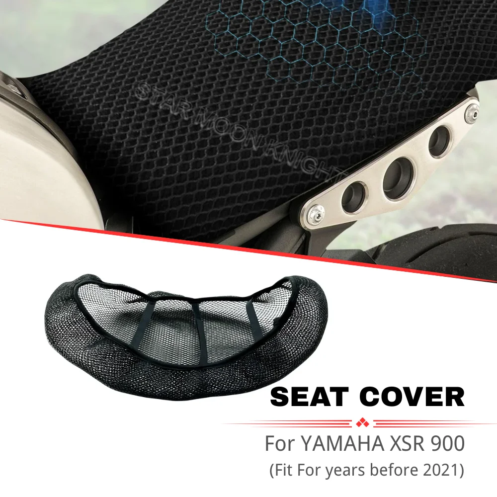 

Anti-Slip 3D Motorcycle Seat Cushion Cover Net Heat Insulation Mesh Fabric Pad Cushion Protector For YAMAHA XSR 900 XSR900 -2021