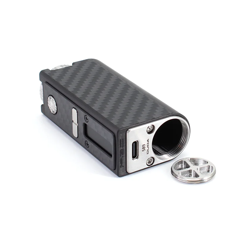 DIY SXK Stil PRC CUDA DNA60C 60W VW Box Mod, 24mm'ye kadar USB-C Portu ile Uyumlu, Tek 18650 Pil Kullanımlı Donanım Yedek Parçaları