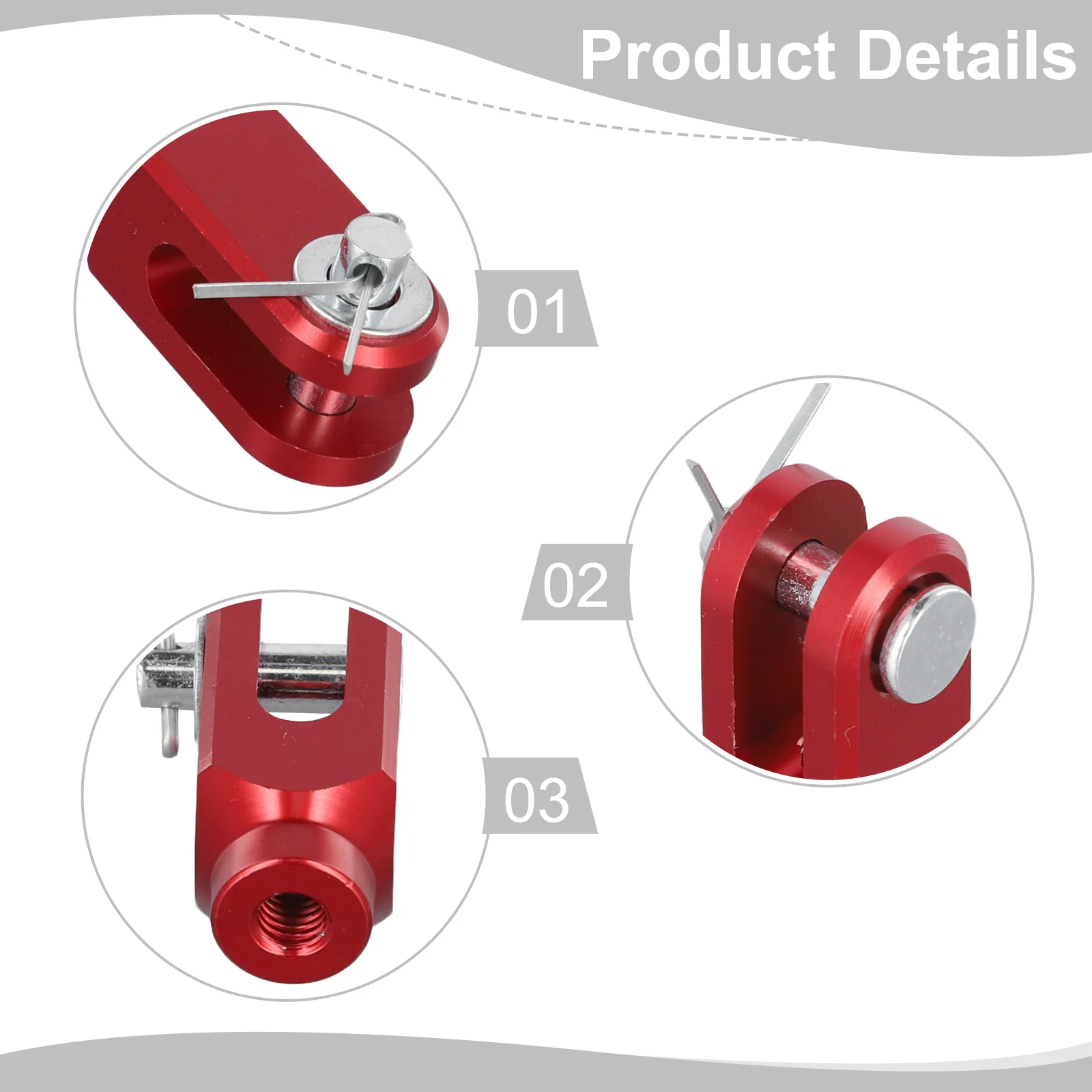 Eye catching Red Brake Clevis for Honda CRF150R CR125 CRF250R CRF250X CRF450R CRF450L Improved Braking Stylish Design