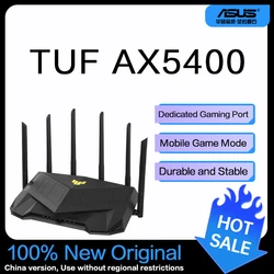 Router WiFi 6 da gioco ASUS TUF (TUF-AX5400) - Porta da gioco dedicata, modalità gioco mobile, aggregazione WAN, durevole e stabile