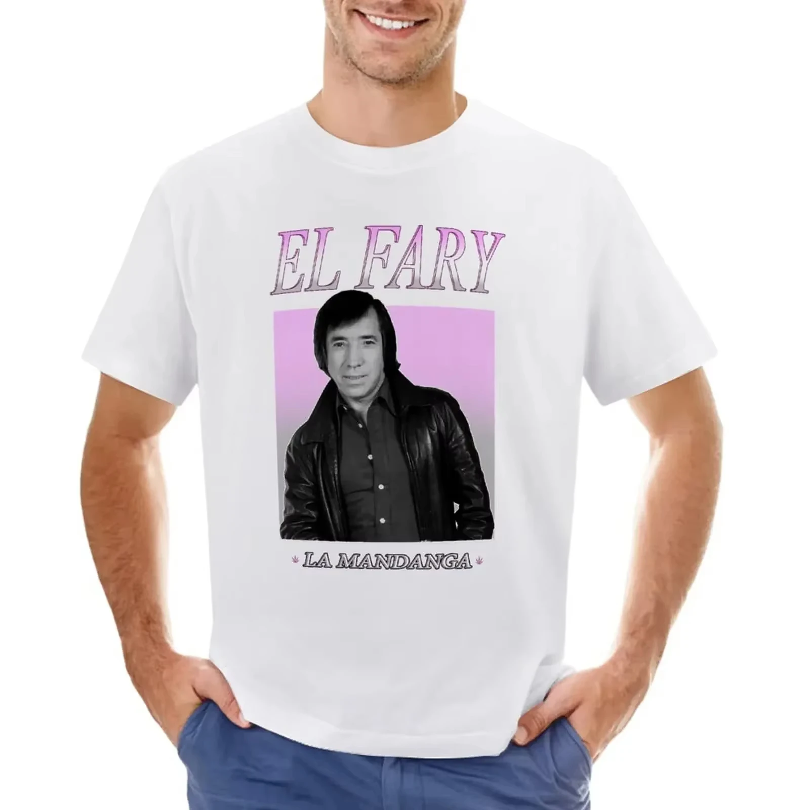 Camiseta Retro El Fary (La Mandanga), camiseta con estampado de animales para niños, camisetas pesadas, camiseta para hombre