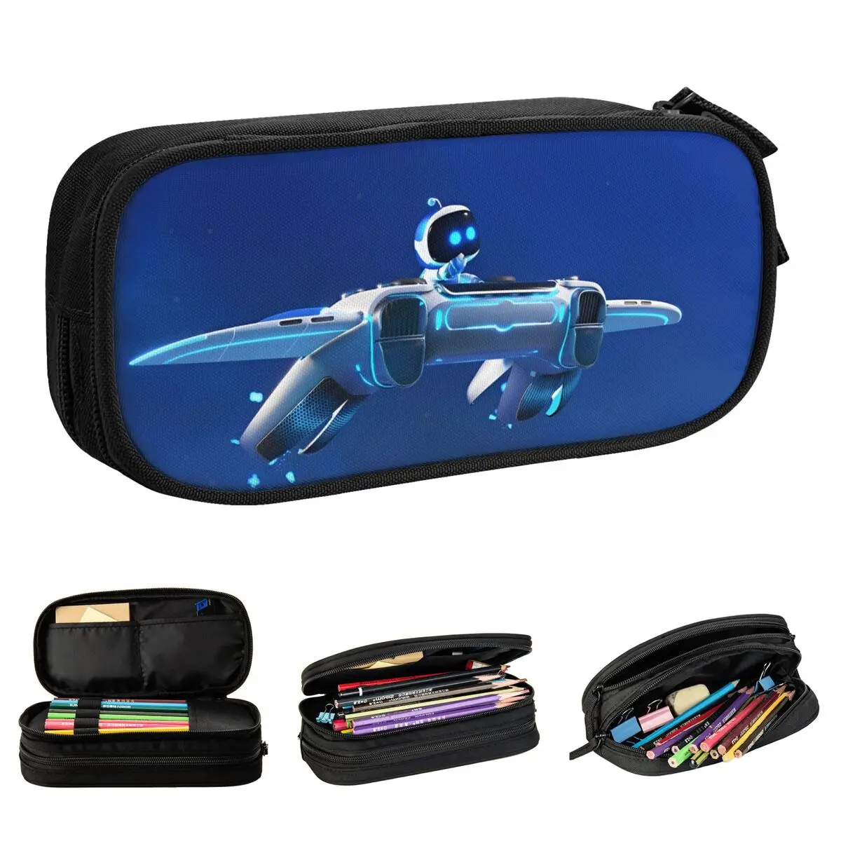 

Astrobot Pattern Astros Game Pencil Cases Pencil Box Pen for Student Big Capacity Bag Students School Zipper Accessories