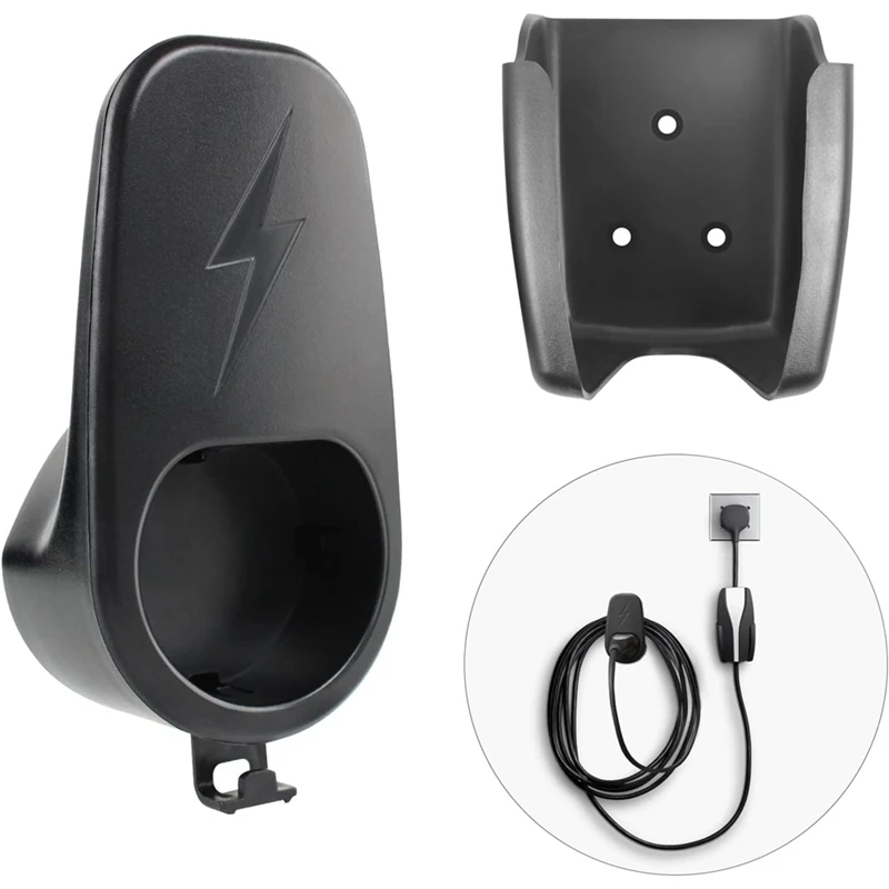 

EV Charging Cable Organiser For Tesla Model 3 Y/X/S Type 2 Wall Mount Cable Holder For Charger Wallbox Charging Station Parts