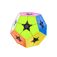 MoYu MoFang JiaoShi Meilong 2x2 Megaminx stickerless Magic Cub Dodecahedron Cube Cubing Classroom Color Speed Cube