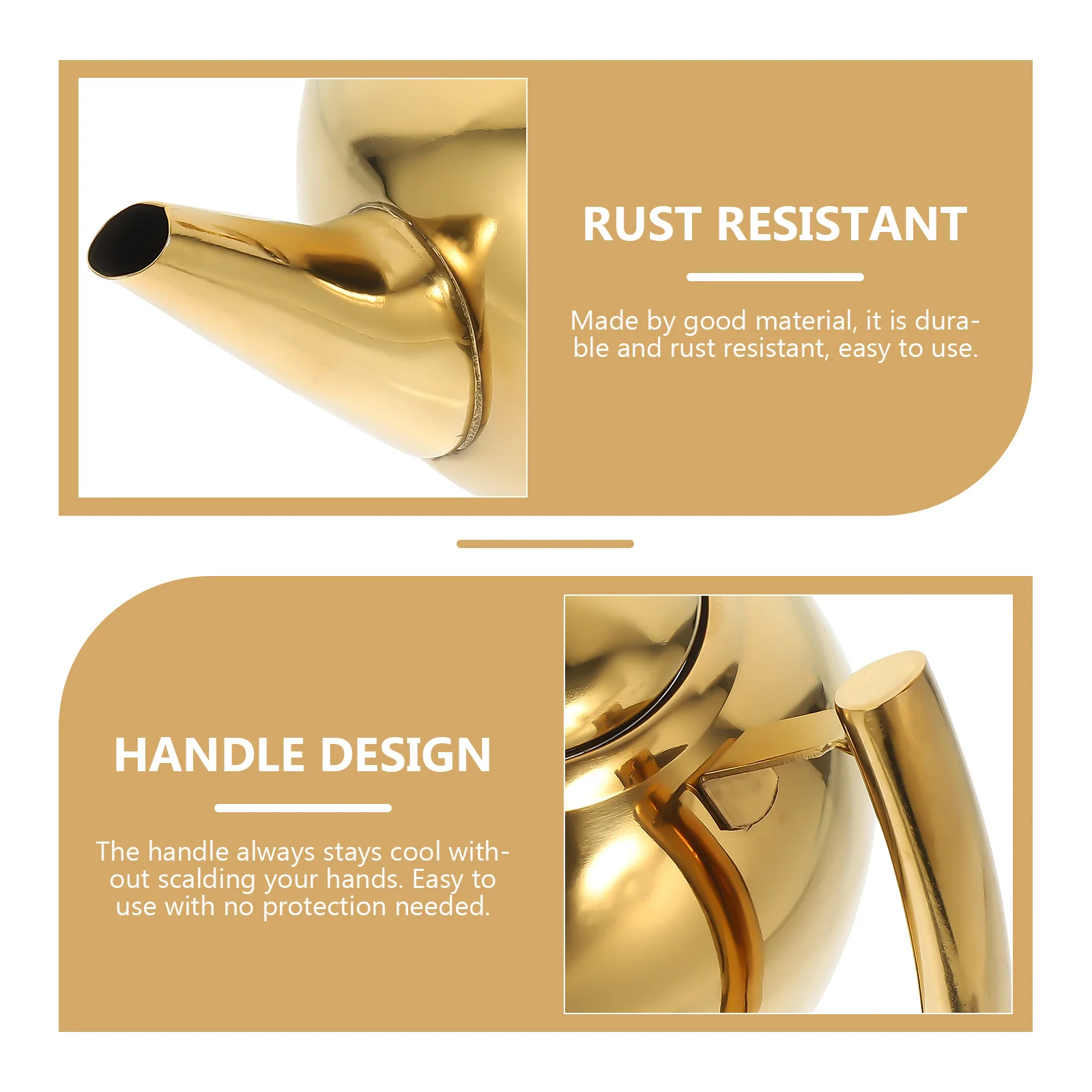 

Stainless Steel Tea Pot Household Coffee Stovetop Kettle For Gas Electric Induction Cooktops Kitchen Water Kettle Tea