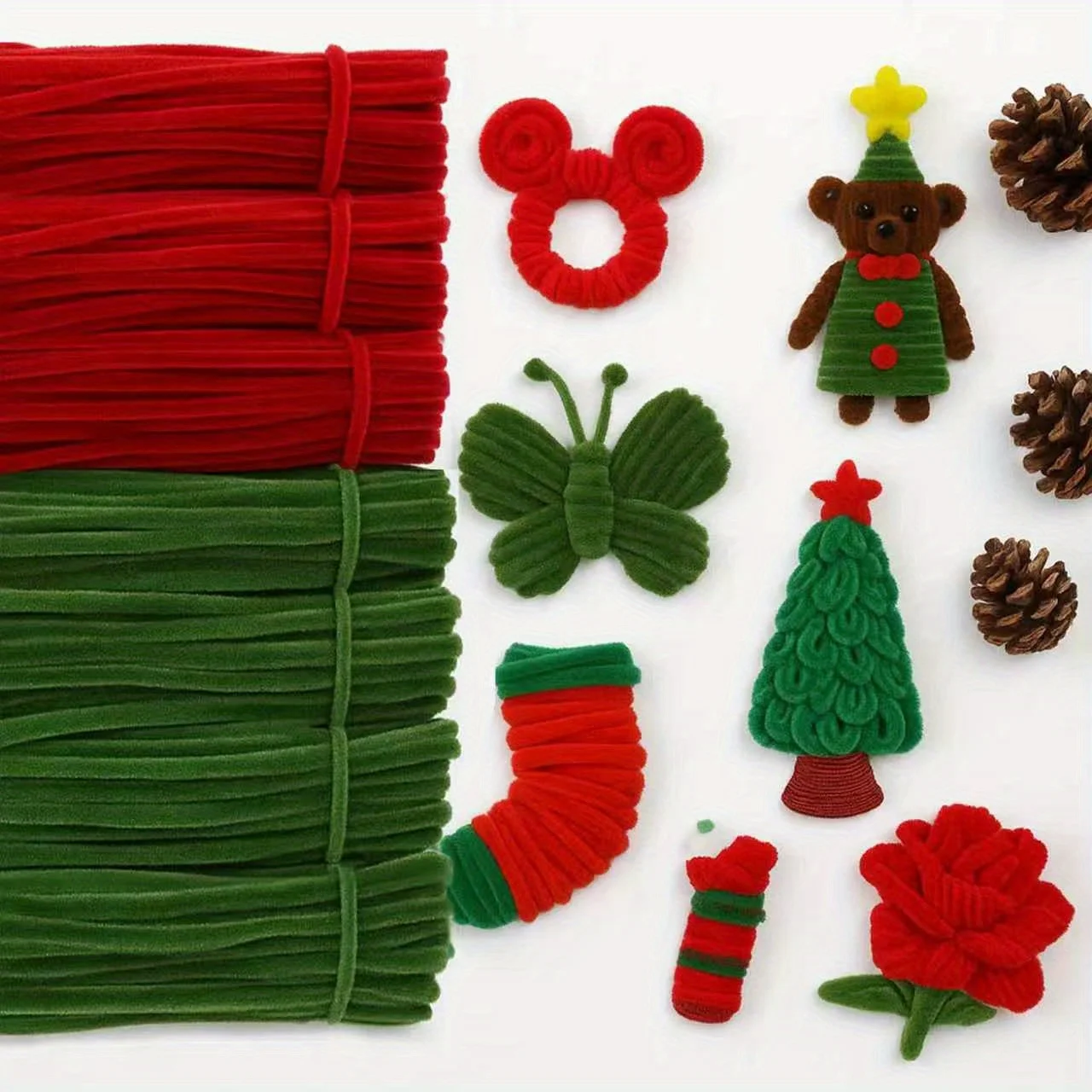 350 Stück Halloween-Herbst-Pfeifenreiniger zum Basteln, Pastell-Chenille-Stiel, Blume, DIY, Farbverlauf, flauschig, für Thanksgiving, Weihnachten