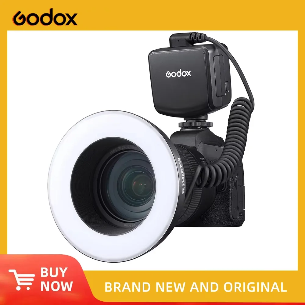 

Godox RING72 8W 5600K Macro LED RIng Light for DSLR Canon Nikon Camera