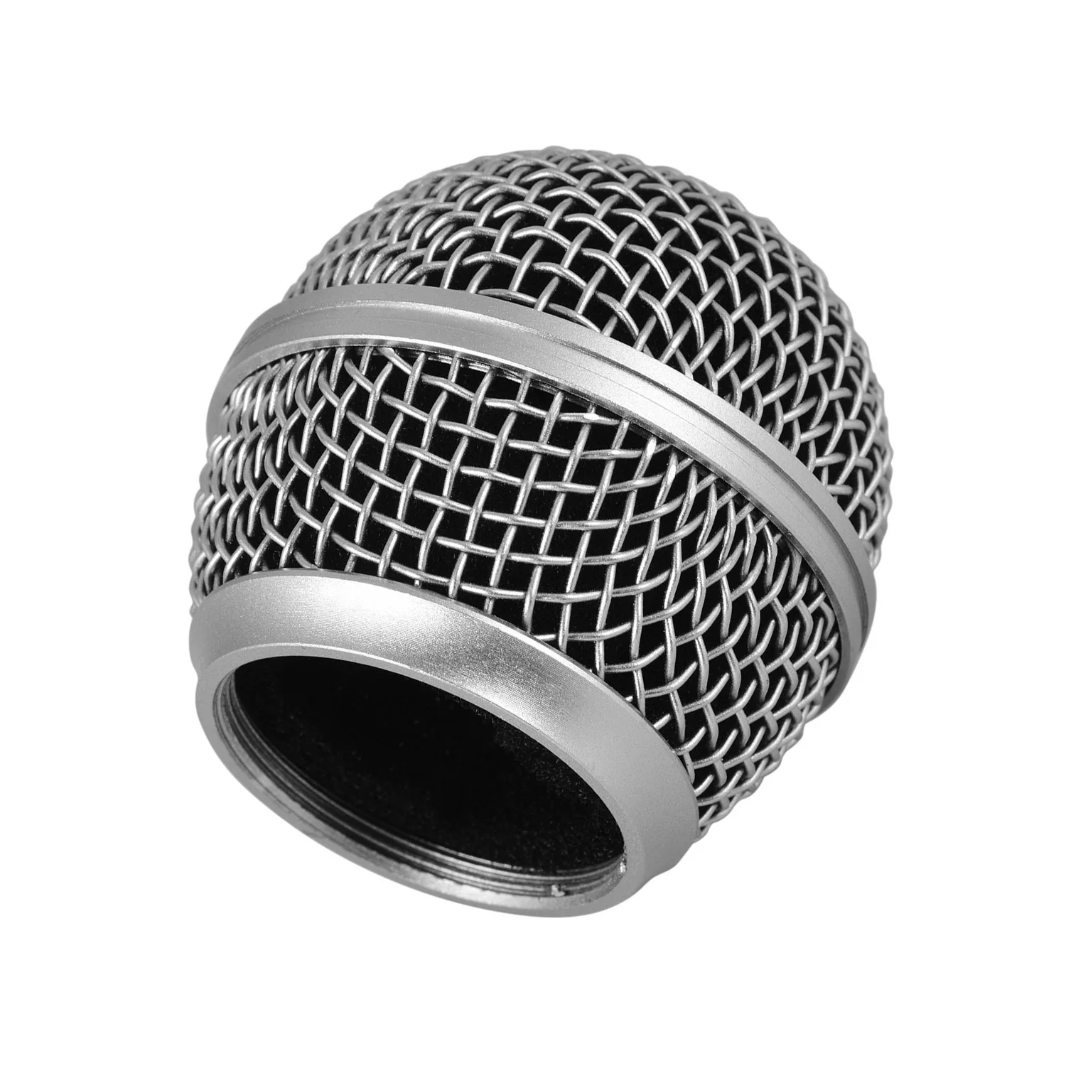 Microphone Grille Mic Replacement Ball Head Compatible with Shure SM58/SM58S/SM58LC/BETA58/BETA58A/SA-M30/SV100/UT2/PGX24/SLX4 view 5