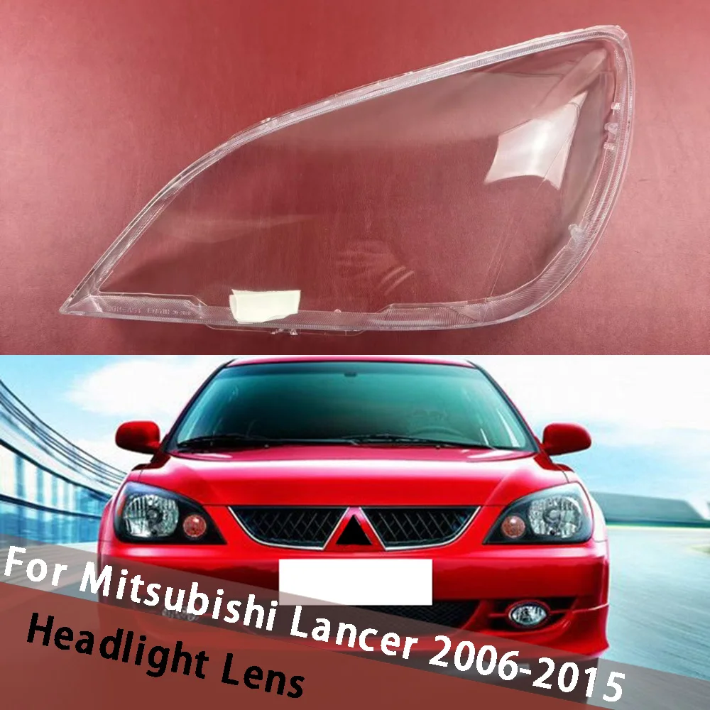 

For Mitsubishi Lancer 2006-2015 Transparent Lampshade Headlamp Cover Lens Headlight Masks Housing Lamp Case Shell Plexiglass