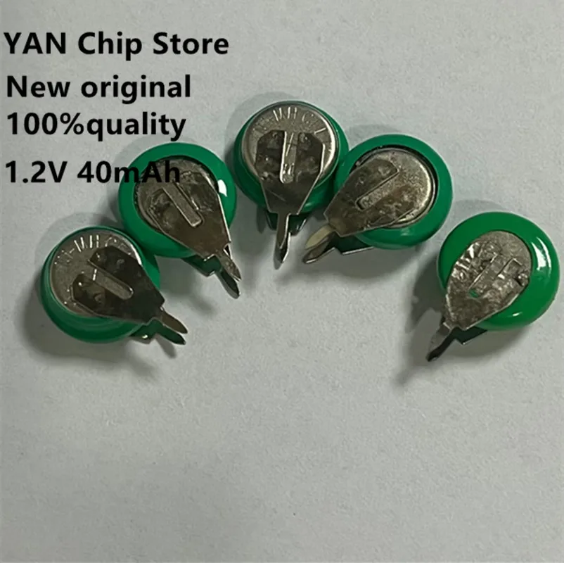 10PCS -20PCS Brand new original 1.2V 40mAh NiMH pins It can be charged