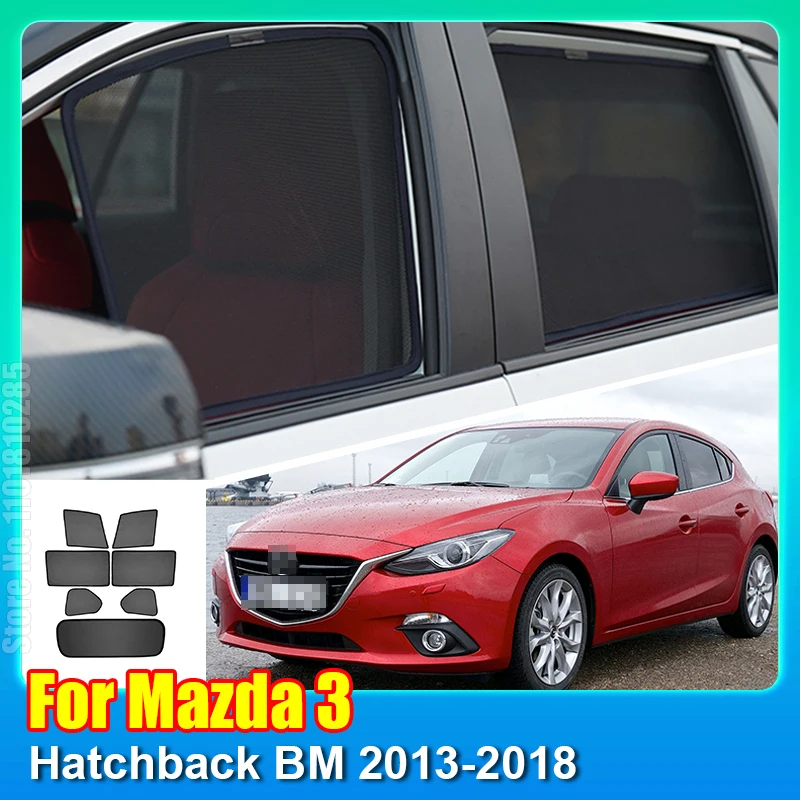 

Магнитный солнцезащитный козырек для Mazda 3 хэтчбек BM 2013-2018